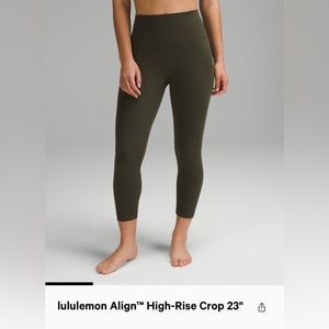 lululemon Align High-Rise Inseam 23” size 16